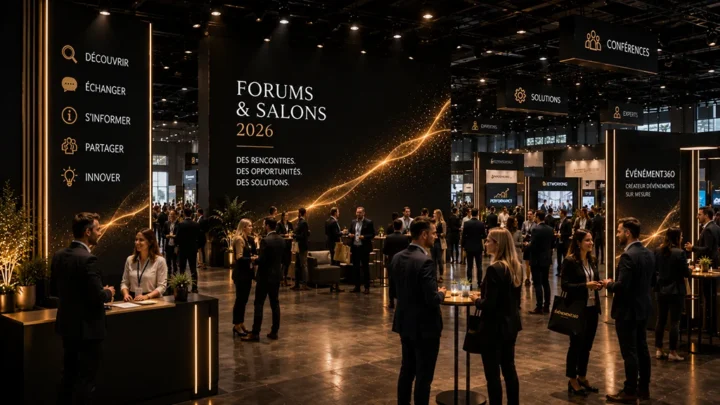 Organisation de forums et salons professionnels sur mesure avec la solution Événement 360 — Agence DCM